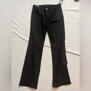 Joe's Jeans Black Bootcut Pants Midrise
